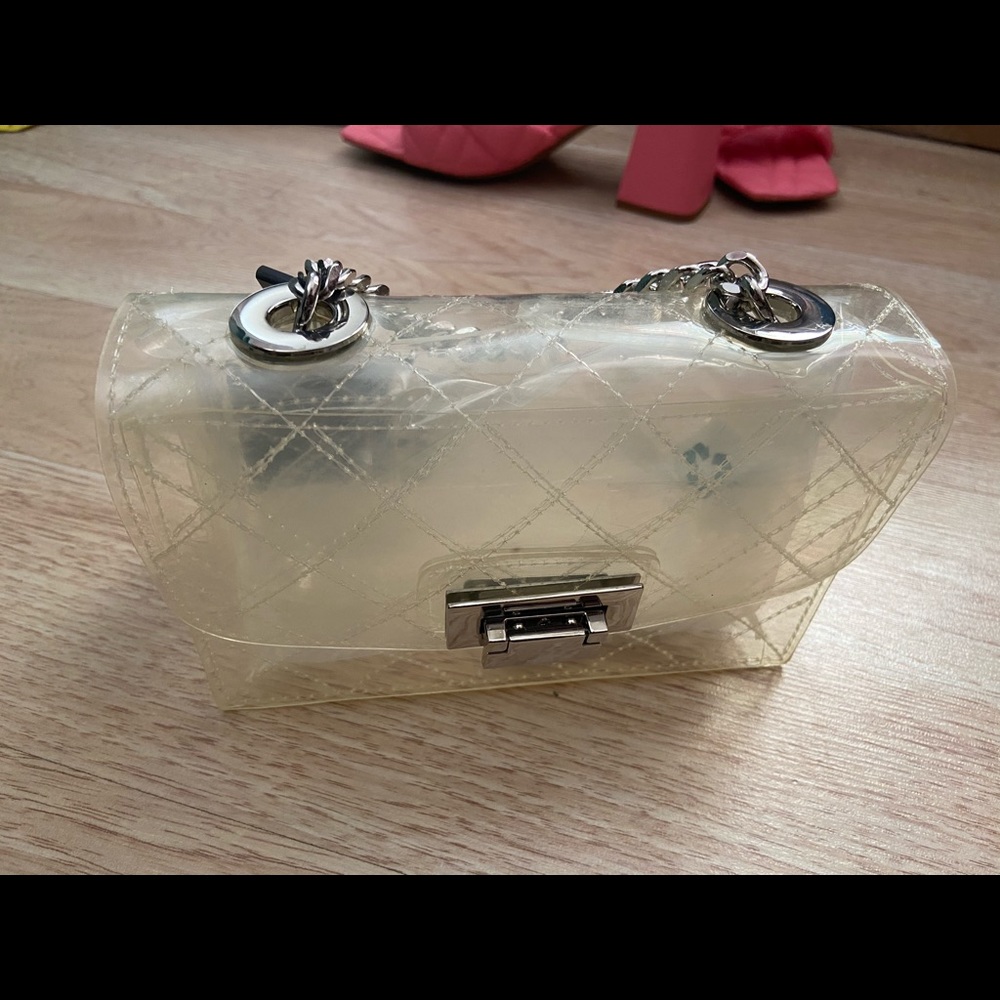 Zara clear waist bag